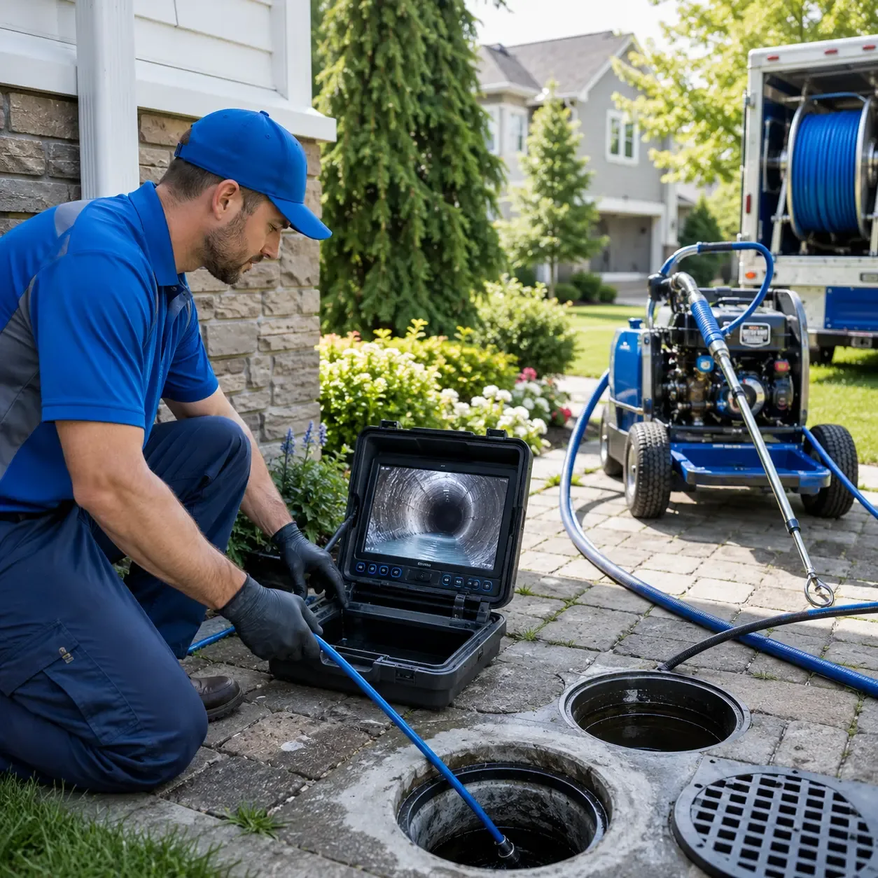 Outdoor drain cleaning professionals serving Southmayd, TX